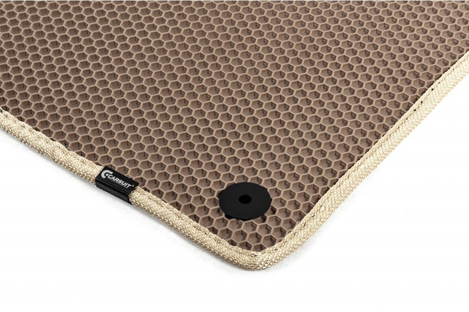 Mercedes S-сlass W223 2020- гг. Резиновые Коврики Carsuit (Бежевые) Image