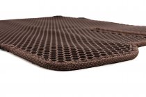 Резиновые коврики Carsuit (для Space Star, 2012-2016, HB, коричневые) фото 7