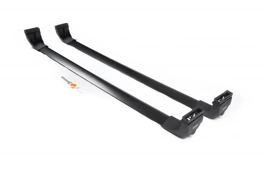 Fiat Fiorino/Qubo 2008–2024 Kattoteline (poikittaispalkit) auton omiin kiinnityspisteisiin Caretta V3 Kuva 15