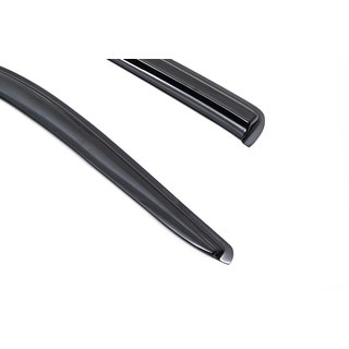 Ветровики на окна (2 шт, DDU) Volkswagen T5 Transporter 2003-2010 гг. фото 2