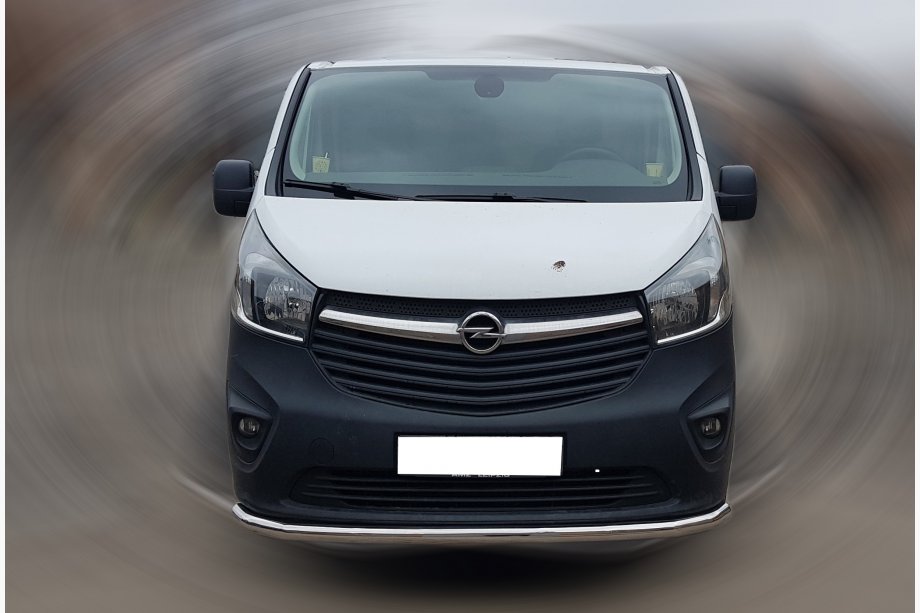 Opel Vivaro 2015-2019 рр. передній захист ST008 (нерж) Image
