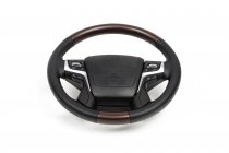 Toyota Land Cruiser 200 2007-2021 рр. Кермо в зборі (темне дерево) фото 2