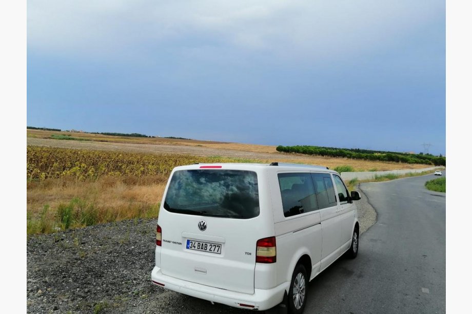 Volkswagen T5 Transporter 2003-2010 рр. Інтегровані рейлінги (хром) Довга база Фото 5
