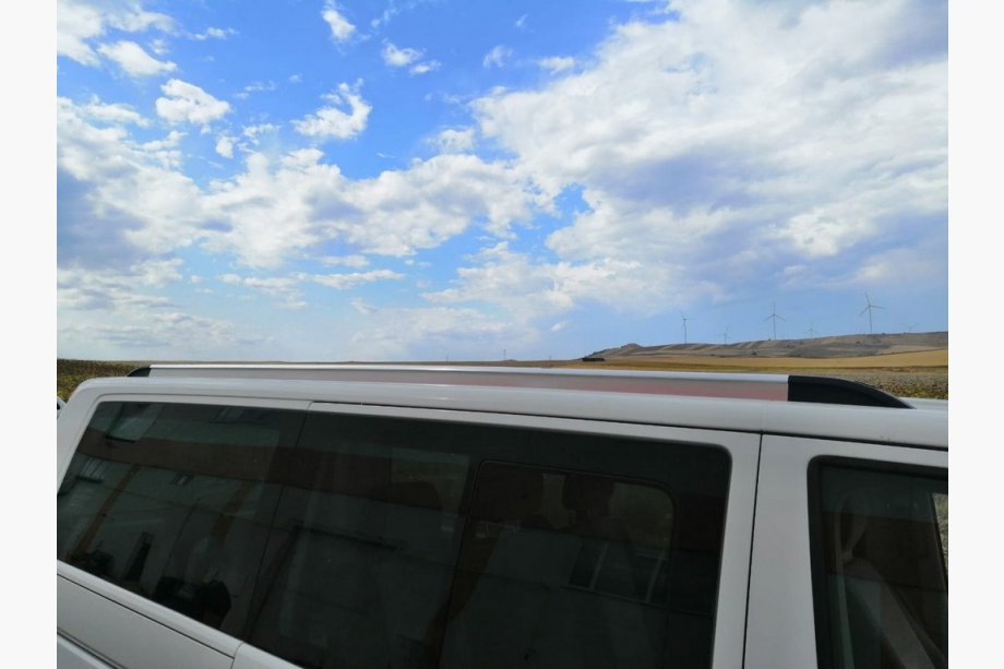 Volkswagen T5 Transporter 2003-2010 рр. Інтегровані рейлінги (хром) Довга база Фото 6