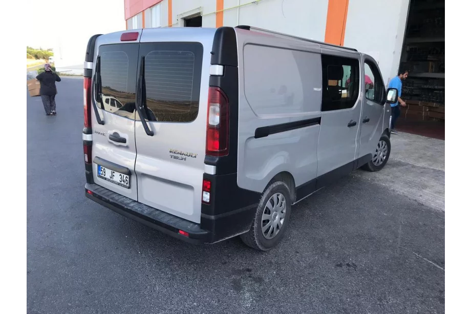 Fiat Talento 2016- гг. Интегрированные рейлинги (хром) Короткая База Фото 5