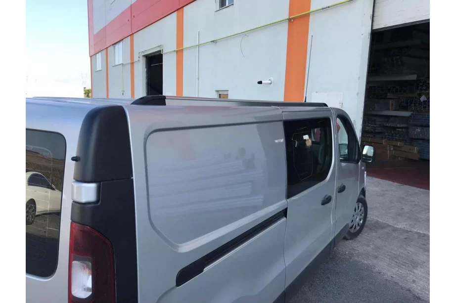 Fiat Talento 2016- гг. Интегрированные рейлинги (хром) Короткая База Фото 8