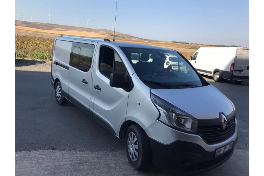 Fiat Talento 2016- гг. Интегрированные рейлинги (хром) Короткая База Фото 9