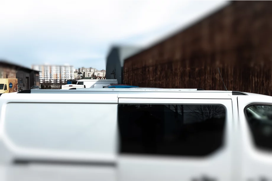 Fiat Talento 2016- гг. Интегрированные рейлинги (хром) Короткая База Фото 4