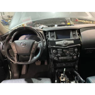 карбоновий кермо Nissan Armada 2016-2024 рр. фото 4
