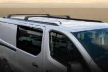 Renault Trafic 2015– Integrētie jumta reliņi (melni) foto 6