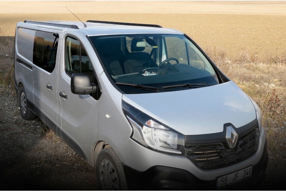Renault Trafic 2015- рр. Інтегровані рейлінги (чорні) Довга база Фото 4
