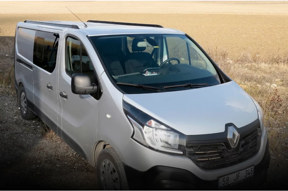 Fiat Talento 2016- гг. Интегрированные рейлинги (черные) Короткая База Фото 4