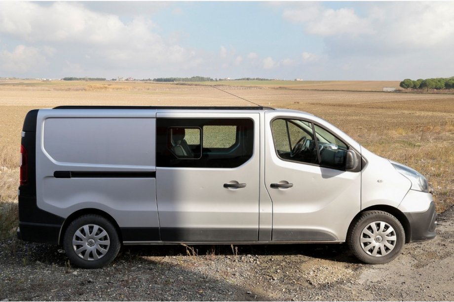 Renault Trafic 2015- рр. Інтегровані рейлінги (чорні) Довга база Фото 9