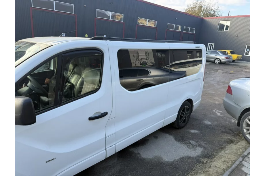 Fiat Talento 2016- Zintegrowane relingi dachowe (czarne) Image