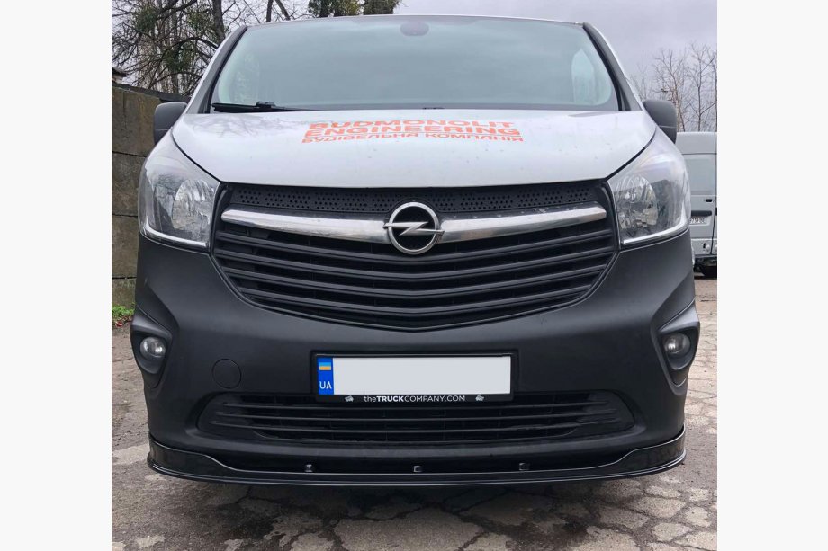 Renault Trafic 2015- Front lip 2015-2020 (ABS) Photo 8