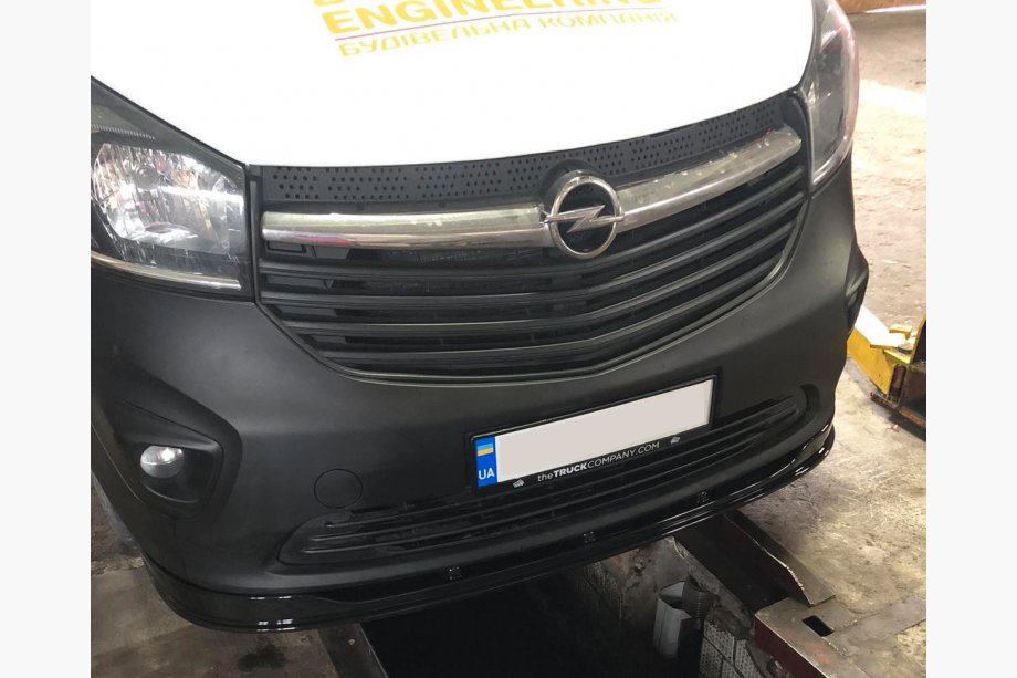 Renault Trafic 2015- Front lip 2015-2020 (ABS) Photo 9