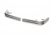 Задние угловые защиты AK003-double (2 шт., нержавейка) фото 2 Задние угловые защиты AK003-double (2 шт., нержавейка) фото 2