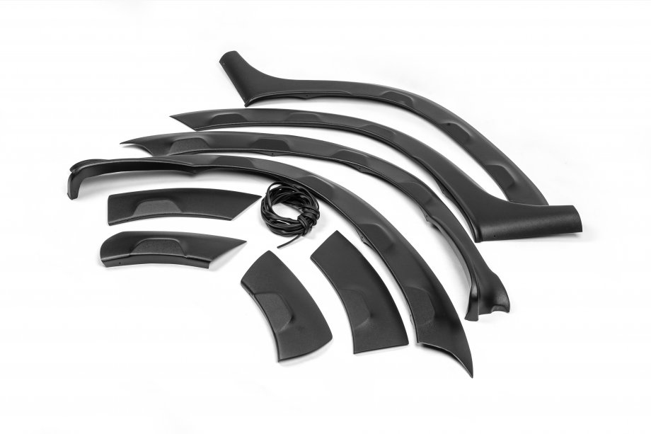 Renault Duster 2008–2017 Fender flares with lips (8 pcs, ABS) Photo 12