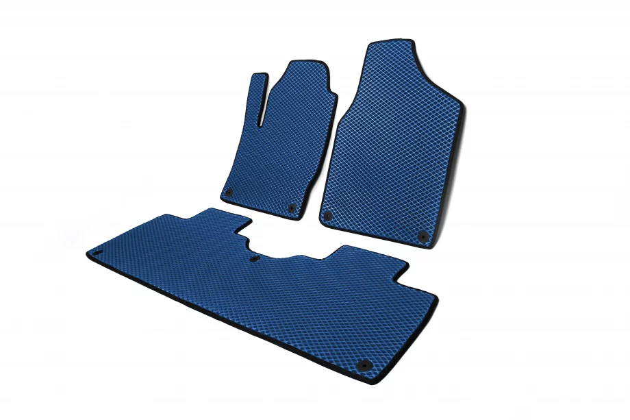 Seat Alhambra 1996-2010 гг. Коврики EVA (2 ряда, синие) Фото 2