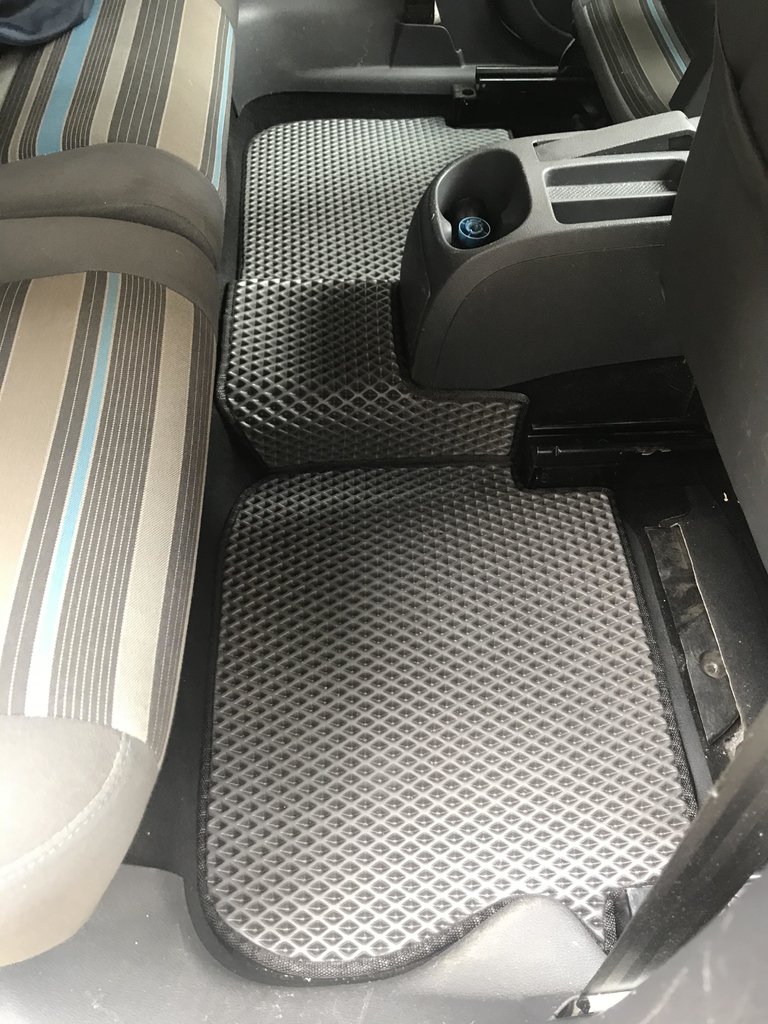 Килимки EVA (чорні) 2 шт, передні для Volkswagen Caddy 2015-2020 рр - фото 6