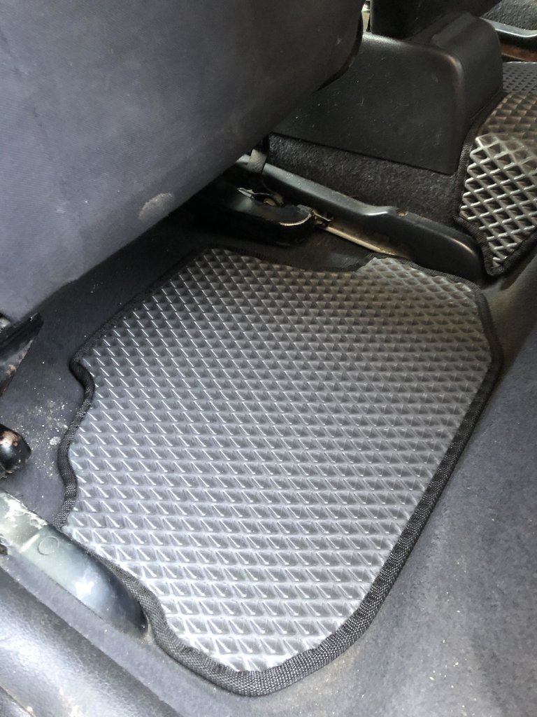 Килимки EVA (чорні) 2 шт, передні для Volkswagen Caddy 2015-2020 рр - фото 14