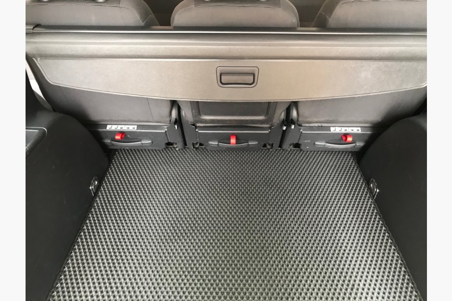 Volkswagen Touran 2010-2015 рр. Килимок багажника (EVA, 5 місць, чорний) Фото 4