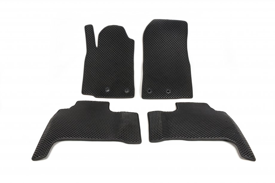 Lexus LX570/450d 2008-2022 EVA Floor Mats (2012-2021, Black) Photo 8