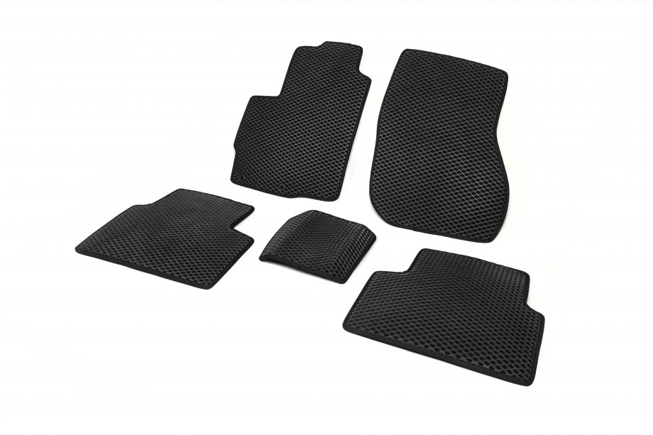 Mitsubishi Outlander 2006-2012 рр. Килимки EVA (Чорний) Фото 15