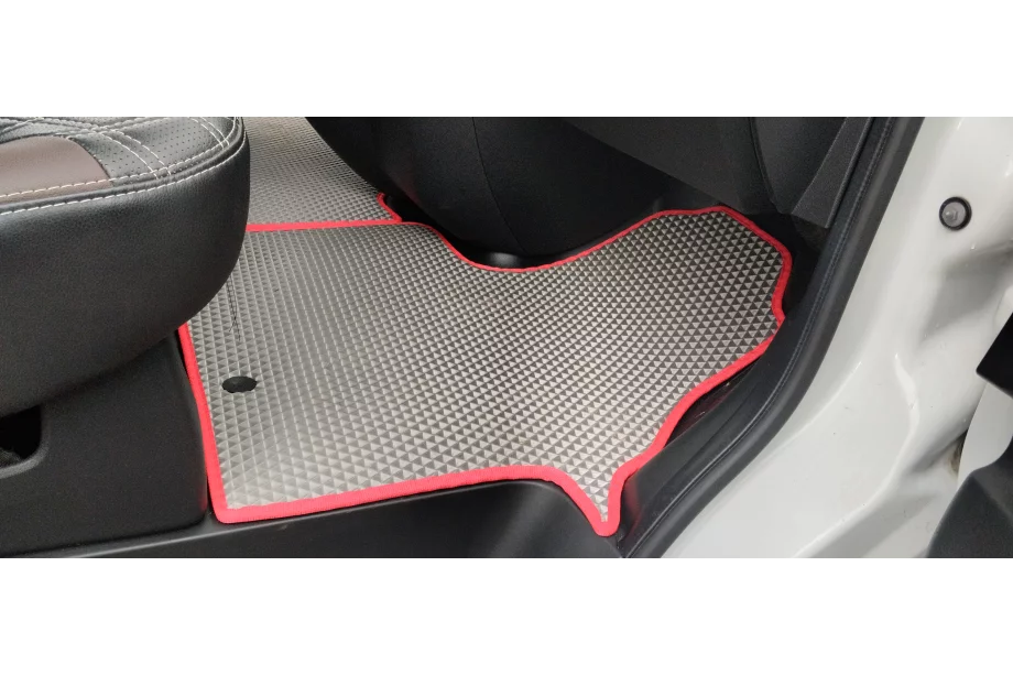 Renault Trafic 2015– Automatten (2 stuks, EVA, grijs) Foto 6