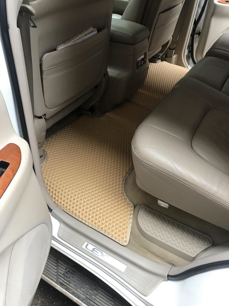 Килимки EVA (бежеві) для Lexus LX470 1998-2007 рр - фото 4