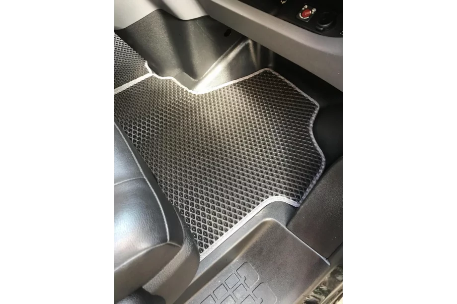 Opel Vivaro 2019- Tappetini in poliuretano (2 pz, EVA, neri) 1+1 Foto 3