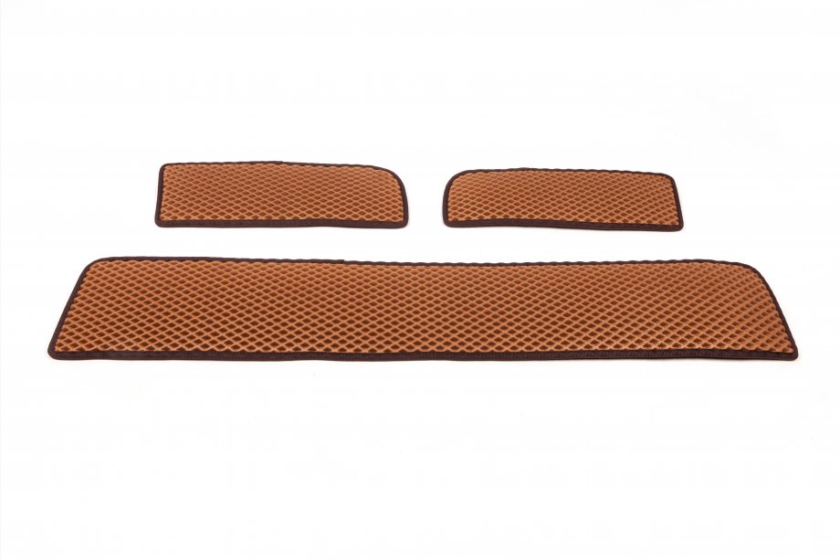 Volkswagen Crafter 2006-2016 EVA Door Sill Mats (3 pcs, brick) Photo 2
