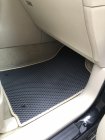 Nissan Armada 2016-2024 гг. Коврики EVA 3 ряда черные фото 5