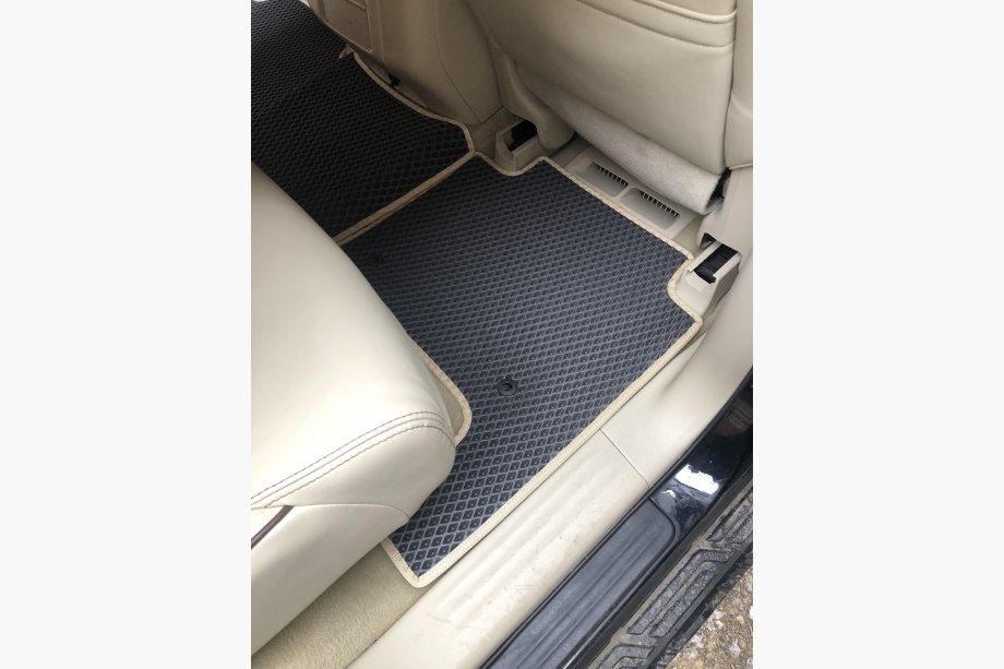 Nissan Armada 2016-2024 рр. Килимки салону 3 ряди (EVA, чорний) Фото 6