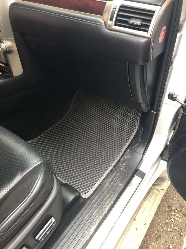 Килимки EVA (чорні) 5 місцевий, 2009-2013 для Toyota Land Cruiser Prado 150 рр - фото 4
