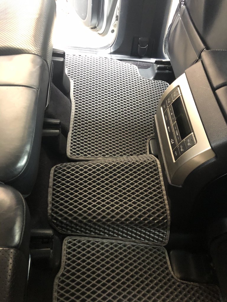 Килимки EVA (чорні) 5 місцевий, 2009-2013 для Toyota Land Cruiser Prado 150 рр - фото 8
