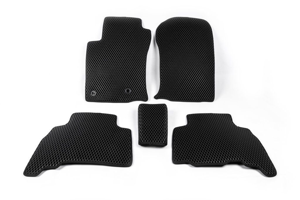 Килимки EVA (чорні) 5 місцевий, 2009-2013 для Toyota Land Cruiser Prado 150 рр - фото 16