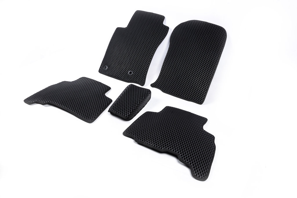 Килимки EVA (чорні) 5 місцевий, 2009-2013 для Toyota Land Cruiser Prado 150 рр - фото 17