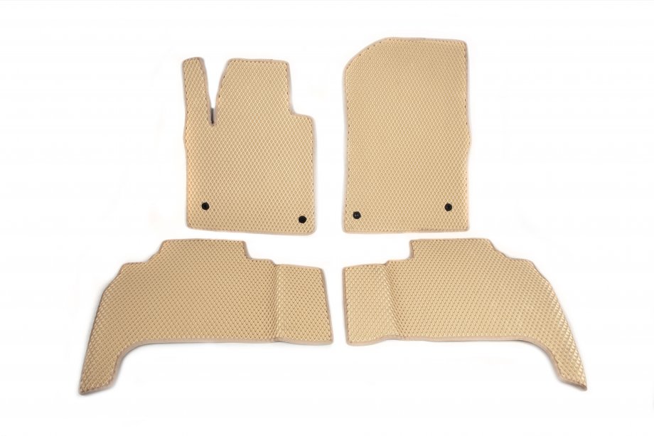 Toyota Land Cruiser 200 2007-2021 Covorase EVA poliuretan (2007-2012, bej) Foto 2