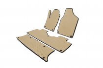 Коврики EVA (3 ряда, бежевые) фото 14