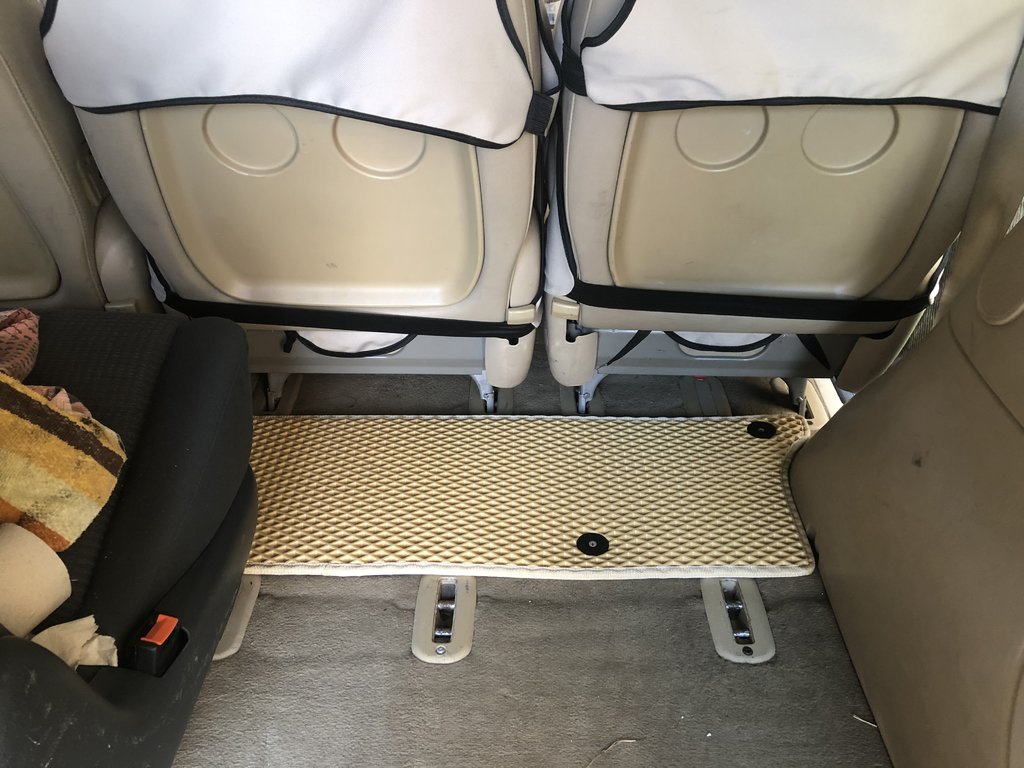 Килимки EVA (3 ряди, бежеві) для Seat Alhambra 1996-2010 рр - фото 13
