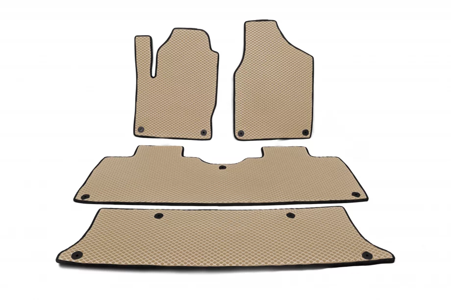 Ford Galaxy 1995-2006 Tappetini EVA (3 file, beige) Foto 12