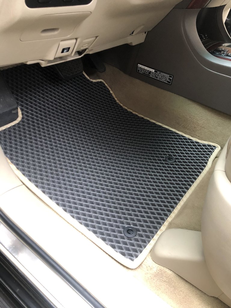 Килимки EVA (2 ряди, чорні) для Lexus GX470 2002-2009 рр - фото 2