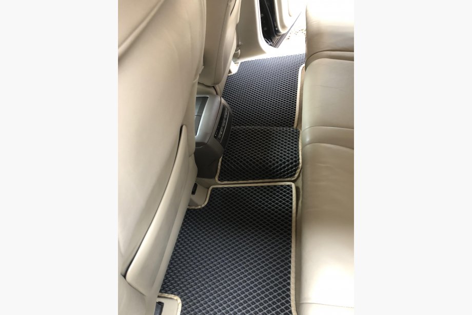 Toyota Land Cruiser Prado 120 2002-2009 EVA Floor Mats (2 Rows, Black) Photo 8