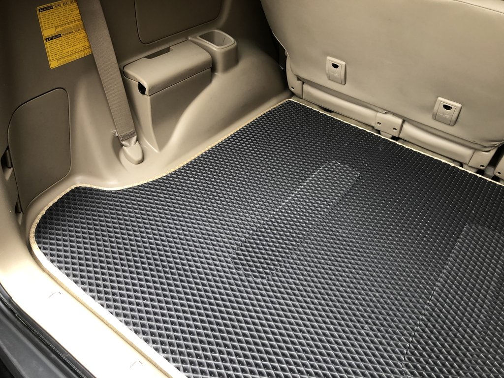 Килимок багажника Чорний (EVA, 5 або 7 місць) для Lexus GX470 2002-2009 рр - фото 2