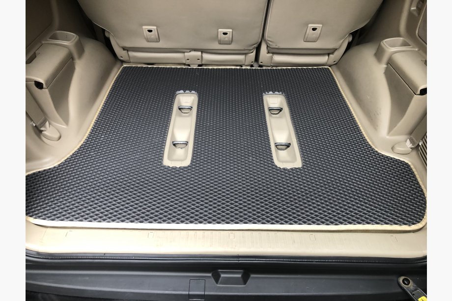 Lexus GX470 2002-2009 гг. Коврик багажника Черный (EVA, 5 или 7 мест) Фото 4