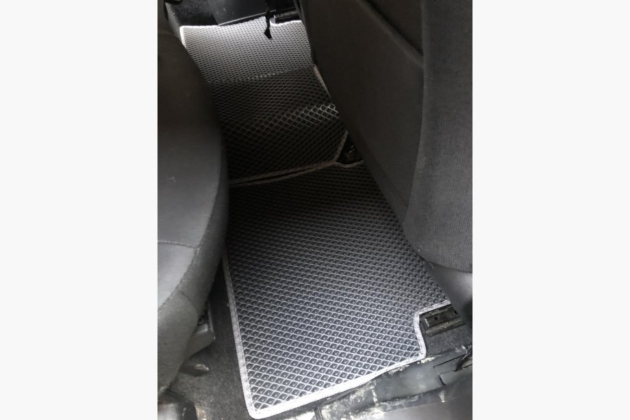 Nissan Qashqai 2007-2010 рр. Килимки для +2 (3 ряди, EVA, чорні) Фото 8