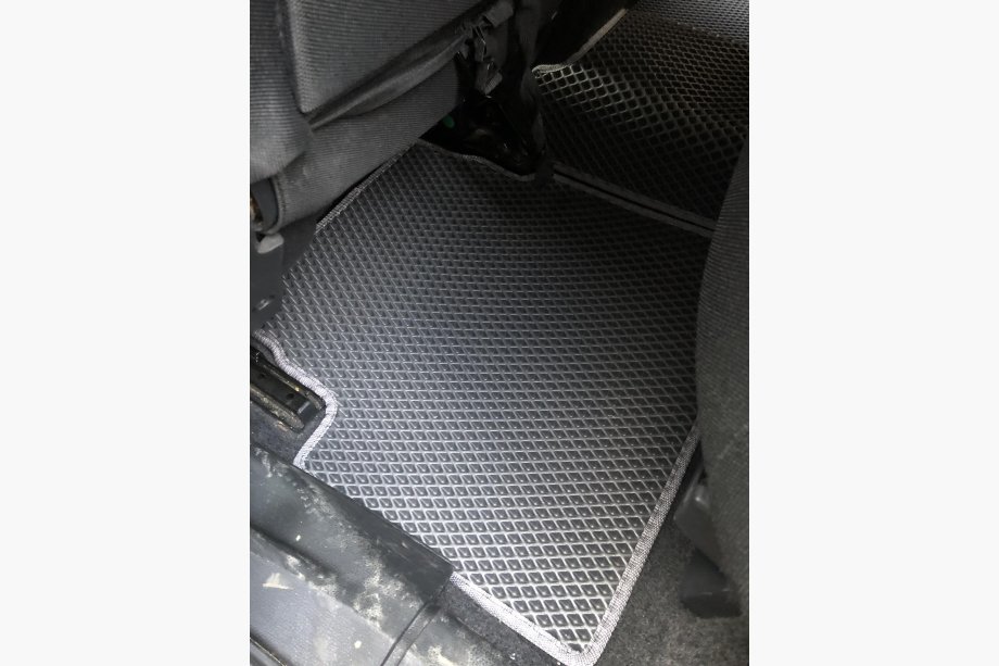 Nissan Qashqai 2007-2010 рр. Килимки для +2 (3 ряди, EVA, чорні) Фото 9