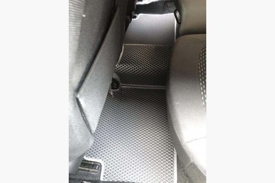 Nissan Qashqai 2007-2010 рр. Килимки для +2 (3 ряди, EVA, чорні) Фото 11