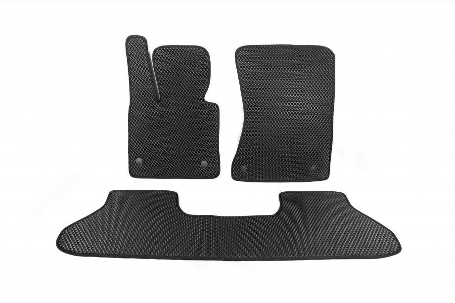 BMW X6 E71 2008–2014 EVA Floor Mats V-1 (Black) Photo 10